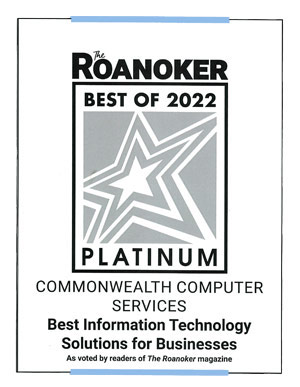 the roanoker best of 2022 best information technology award