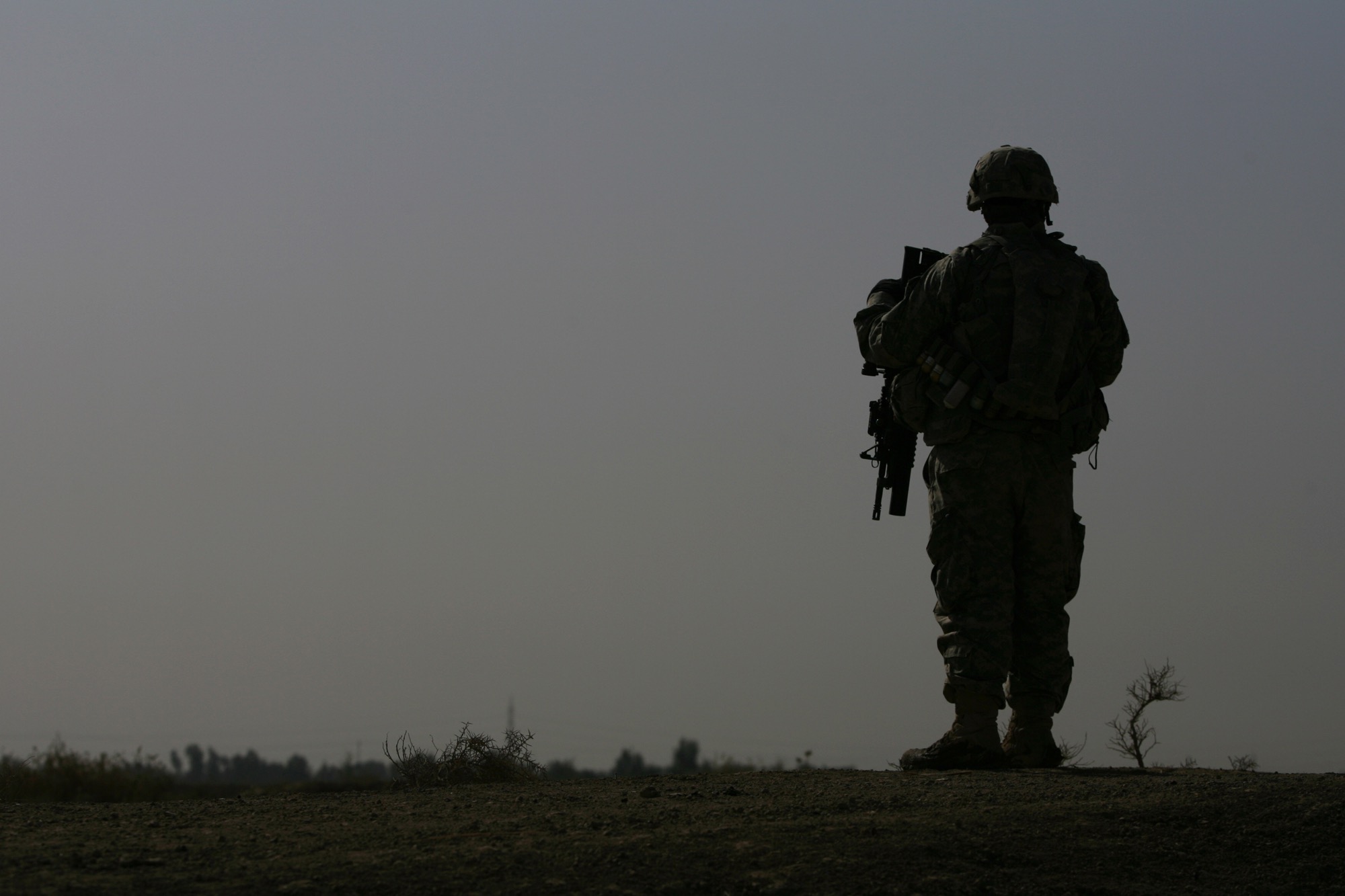 Spc. John Figueroa of the 30th Infantry Regiment patrols Arab Jabour, southeast of Baghdad in 2008. Fig, as he was known, had seen the worst of #war and shared his thoughts with me for